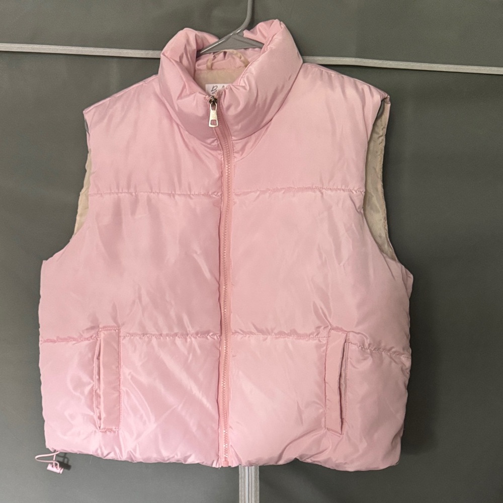 Pink Puffer Vest